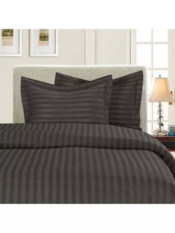 Роскошные комплекты пододеяльников в полоску без морщин Elegant Comfort