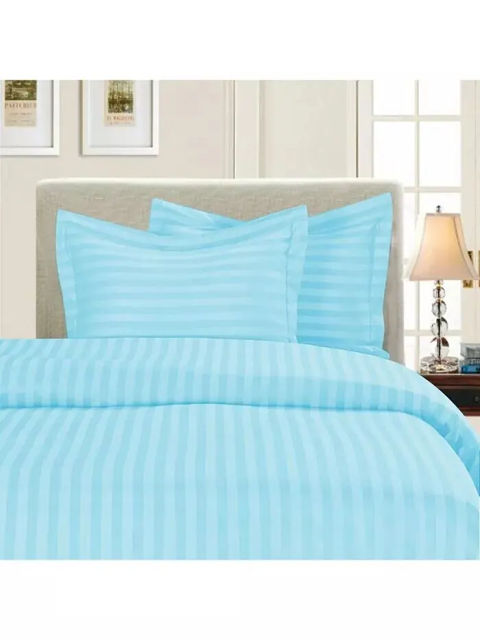 Роскошные комплекты пододеяльников в полоску без морщин Elegant Comfort