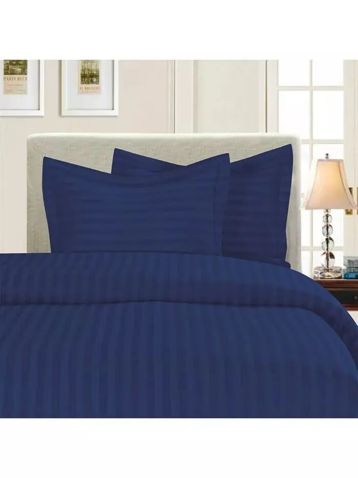 Роскошные комплекты пододеяльников в полоску без морщин Elegant Comfort