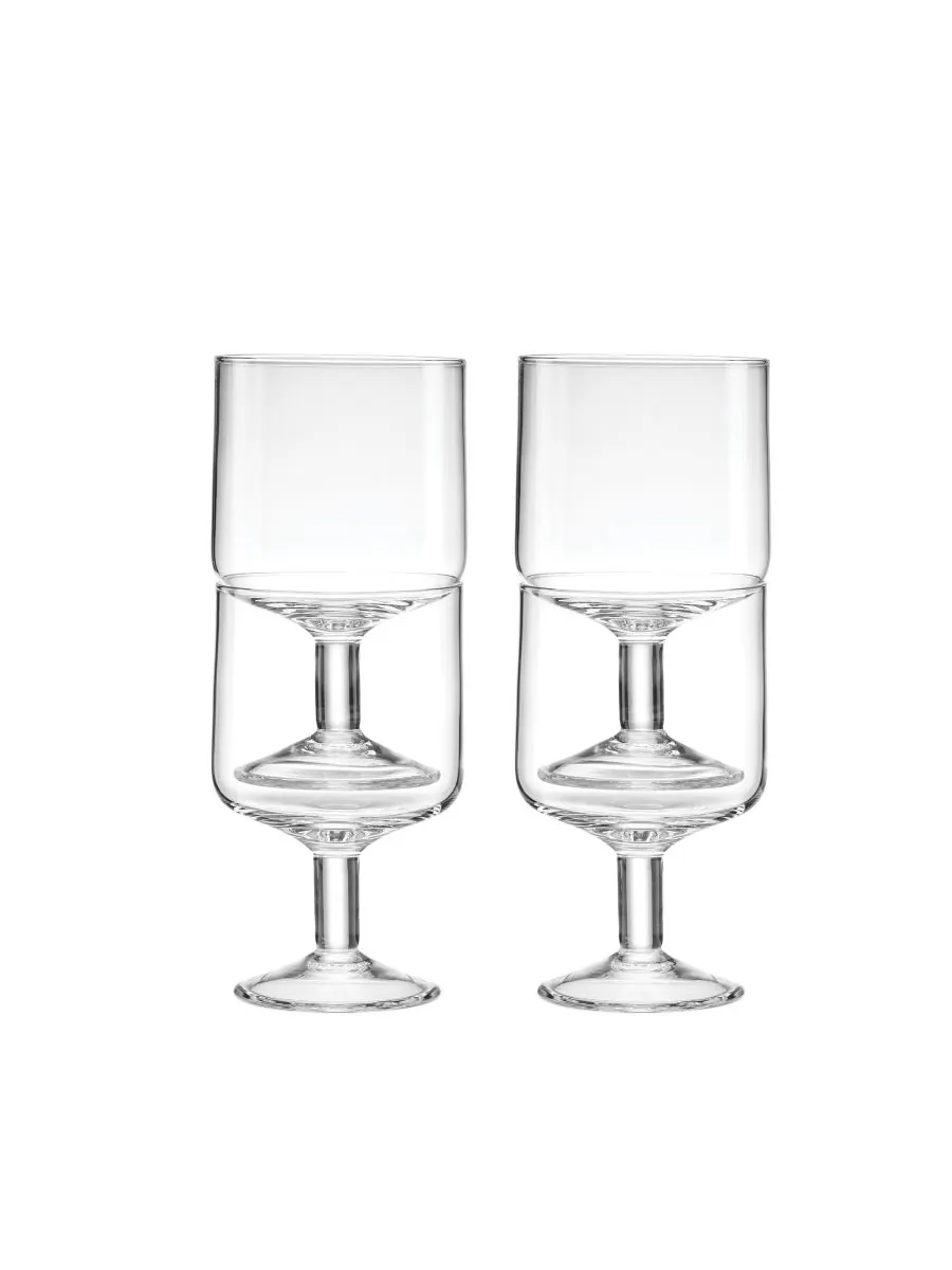 Набор штабелируемых бокалов для вина Tuscany Classics, 4 штуки Lenox — изображение 2 из 7, прозрачный