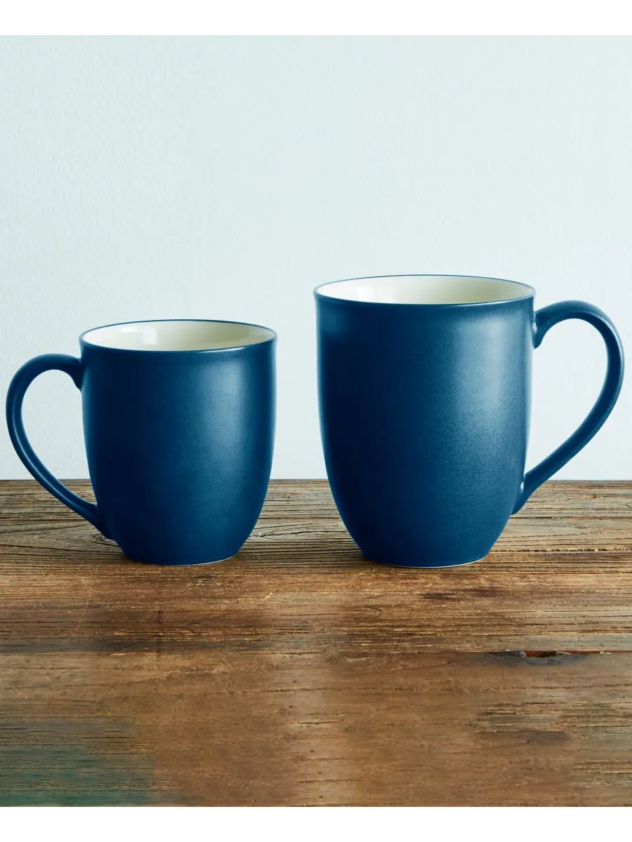 Набор из 4 больших кружек Colorwave XL объемом 18 унций Noritake — изображение 5 из 5, серый