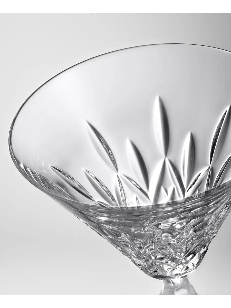 Набор из 2 коктейлей Lismore Martini объемом 7,5 унций Waterford — изображение 4 из 4, прозрачный