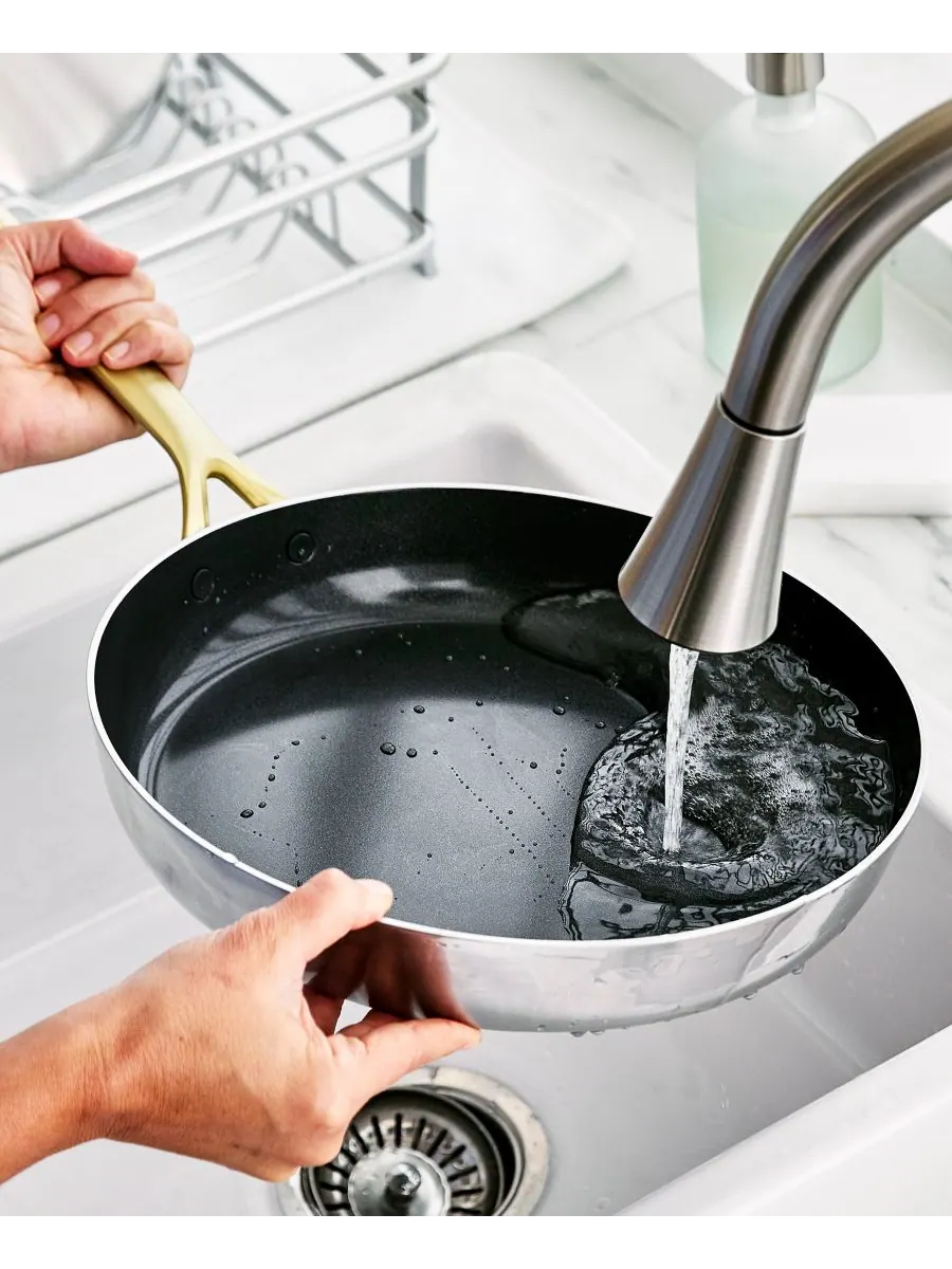 Сковорода с крышкой GreenPan GP5 Stainless Steel, 30 см — изображение 4 из 5, серебряный