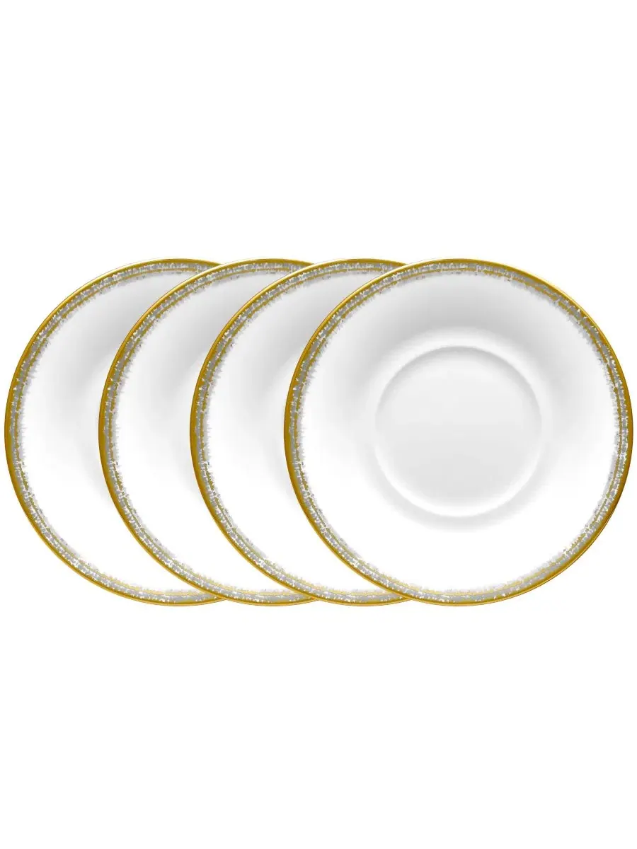 Набор из 4 блюдец Haku, 15 см Noritake — изображение 1 из 17, белый
