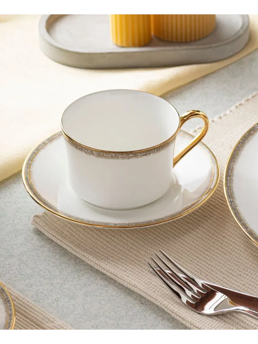 Набор из 4 блюдец Haku, 15 см Noritake — изображение 15 из 17, белый