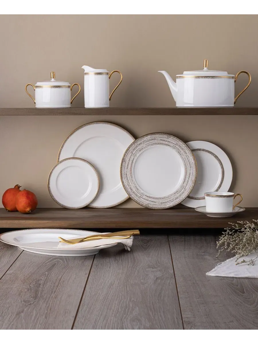 Набор из 4 блюдец Haku, 15 см Noritake — изображение 10 из 17, белый