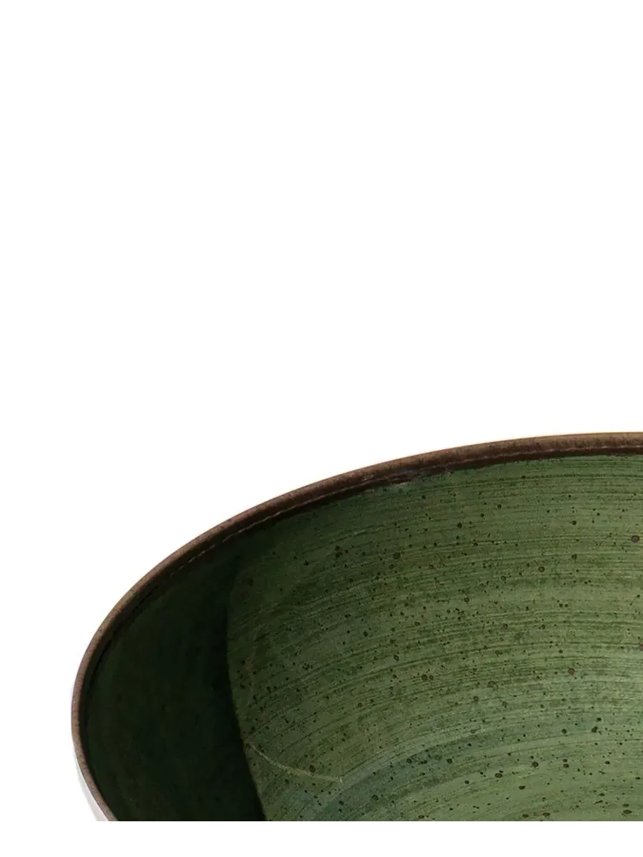 Сервировочная миска 34 см с дизайном Retreat Pottery Abode Homewares — изображение 2 из 5, зеленый