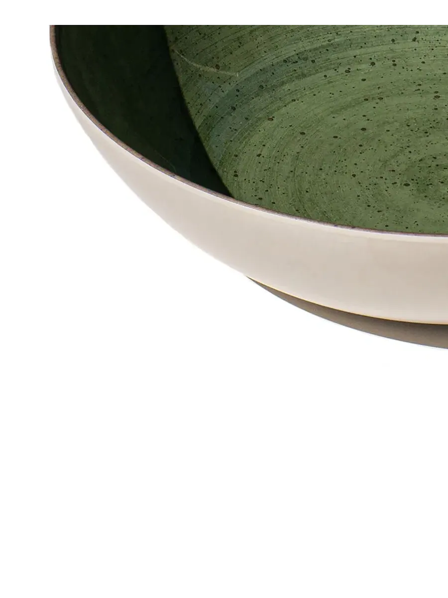 Сервировочная миска 34 см с дизайном Retreat Pottery Abode Homewares — изображение 4 из 5, зеленый