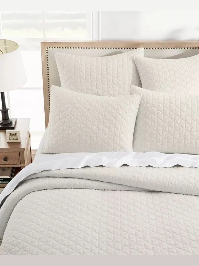 Homthreads Rowan 2 шт. Шам-сет, Европейский Levtex — изображение 11 из 12, белый