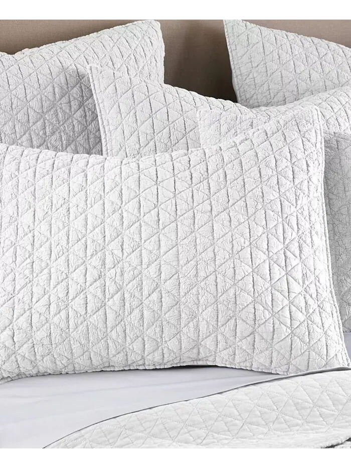 Homthreads Rowan 2 шт. Шам-сет, Европейский Levtex — изображение 3 из 12, белый