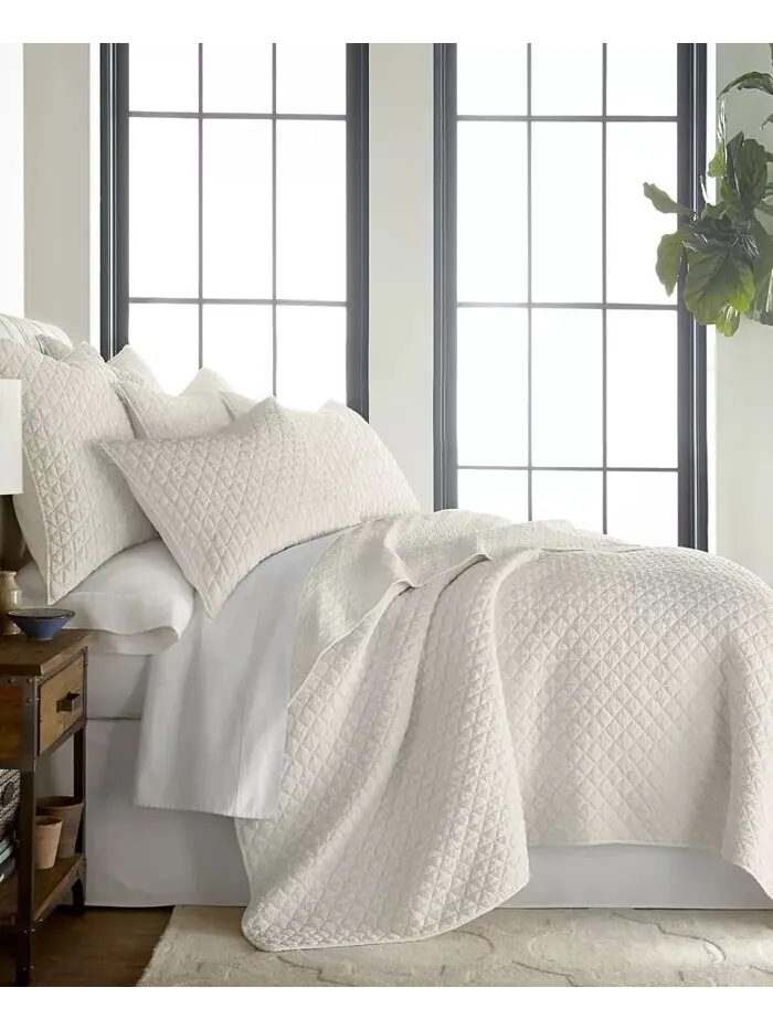 Homthreads Rowan 2 шт. Шам-сет, Европейский Levtex — изображение 8 из 12, белый
