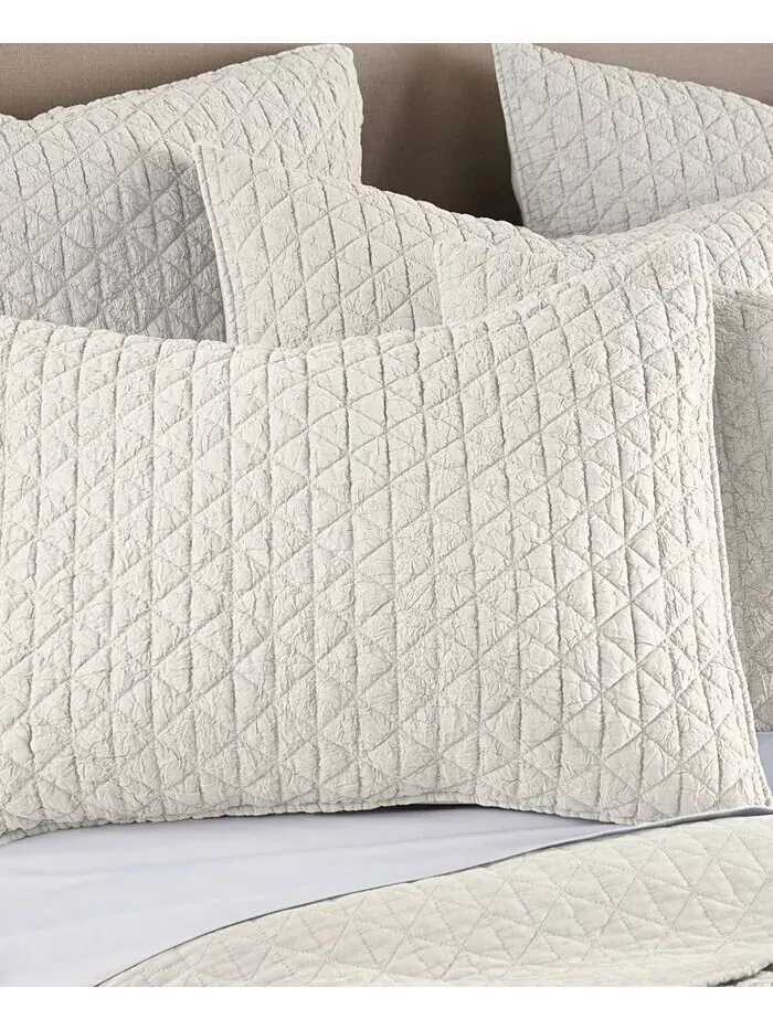 Homthreads Rowan 2 шт. Шам-сет, Европейский Levtex — изображение 9 из 12, белый