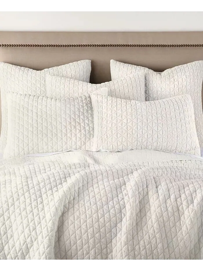 Homthreads Rowan 2 шт. Шам-сет, Европейский Levtex — изображение 10 из 12, белый
