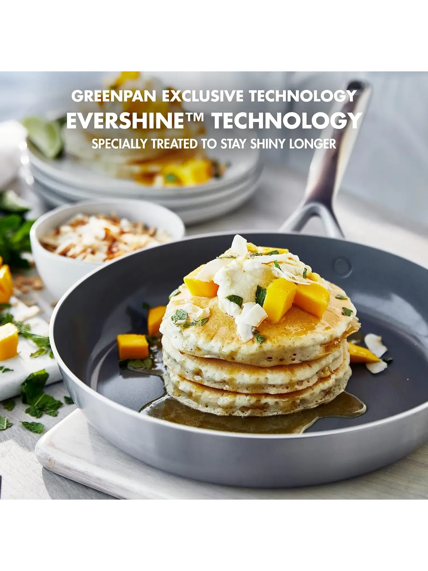 Набор посуды GreenPan GP5 Stainless Steel, 10 предметов — изображение 6 из 17, золотистый