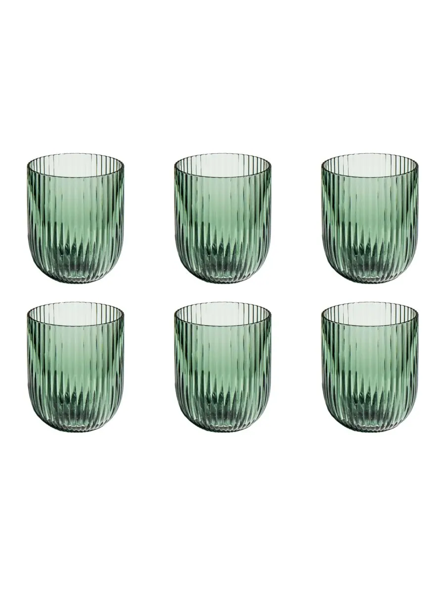 Набор из 6 бокалов без ножки Mesa Abode Homewares — изображение 1 из 3, зеленый