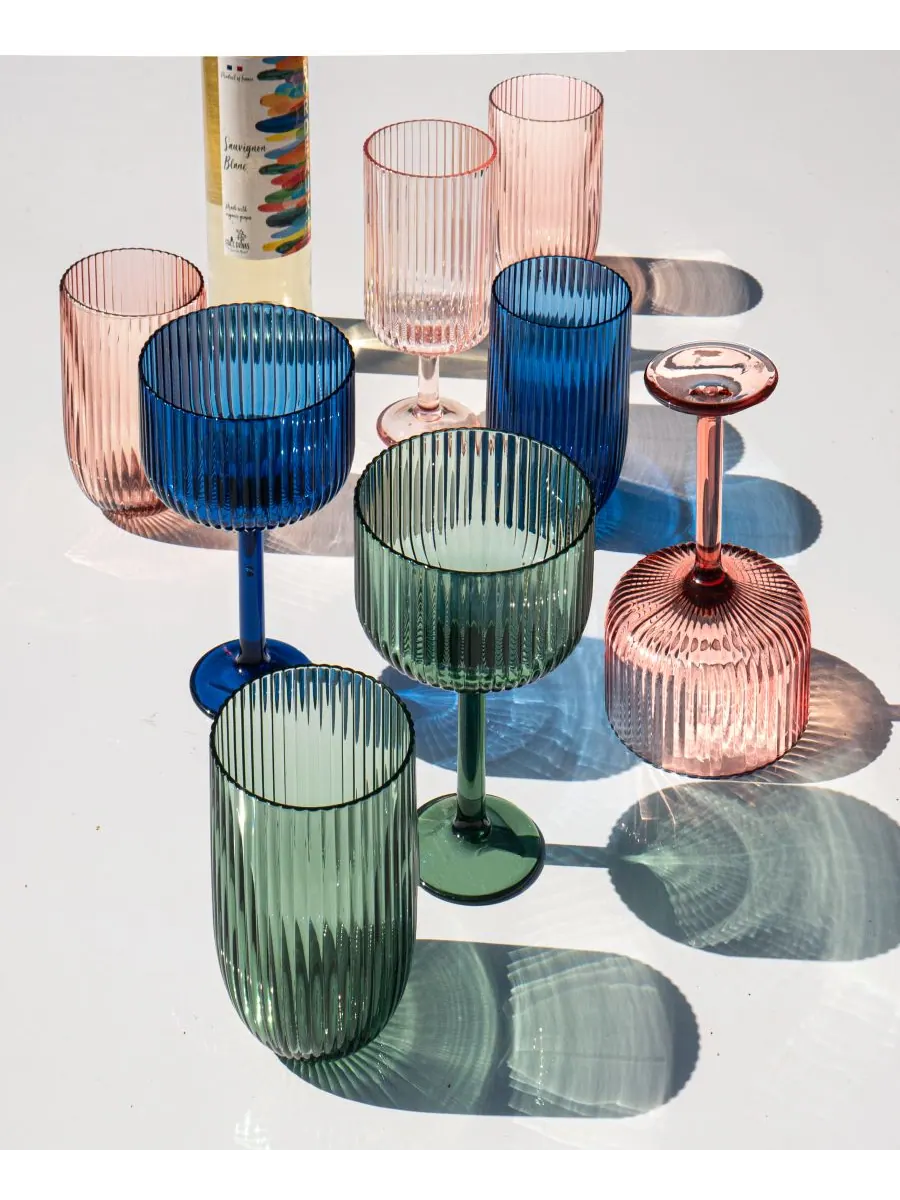 Набор из 6 бокалов без ножки Mesa Abode Homewares — изображение 4 из 4, синий