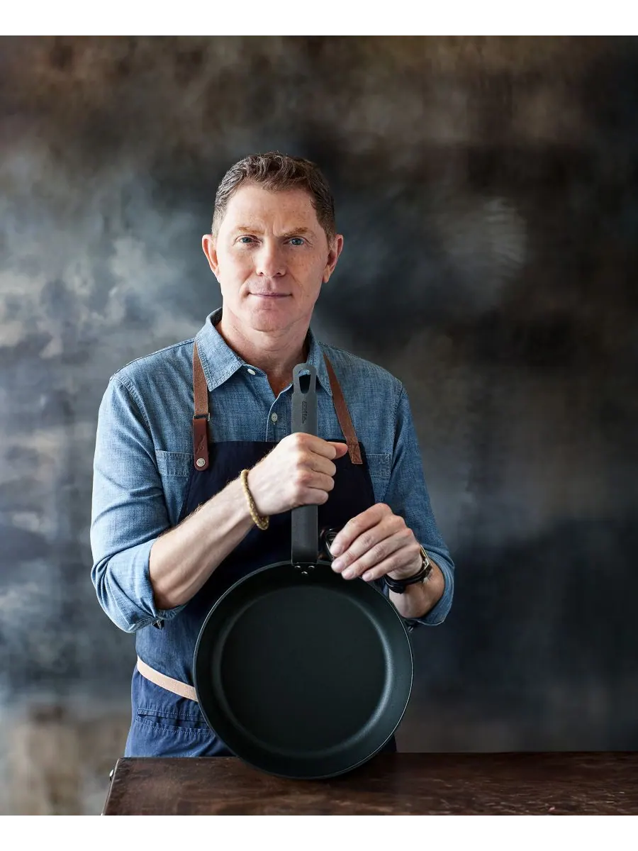 Сковорода GreenPan Bobby Flay Carbon Steel, 30 см — изображение 2 из 8, черный