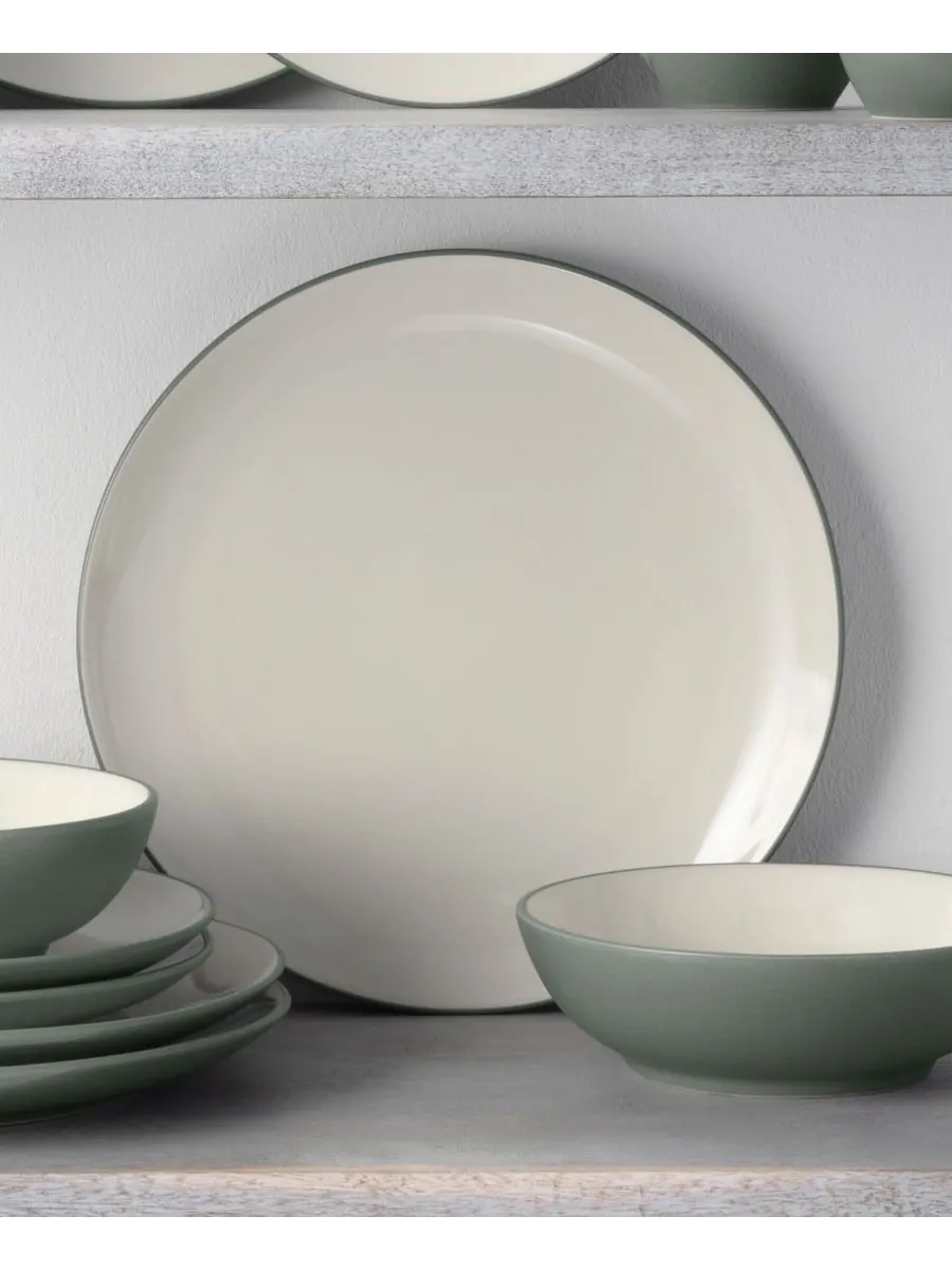 Набор из 4 обеденных тарелок Colorwave Coupe Noritake — изображение 3 из 10, зеленый