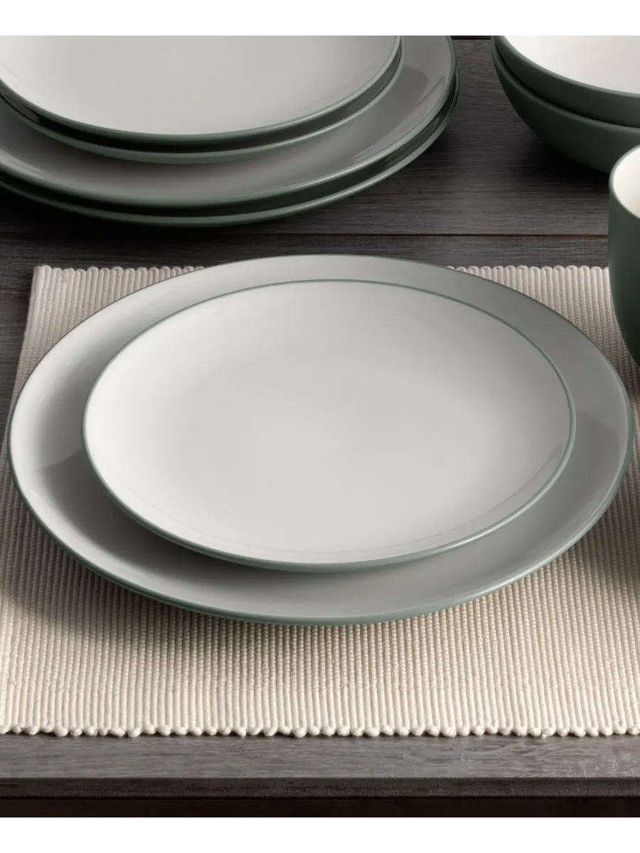 Набор из 4 обеденных тарелок Colorwave Coupe Noritake — изображение 8 из 10, зеленый
