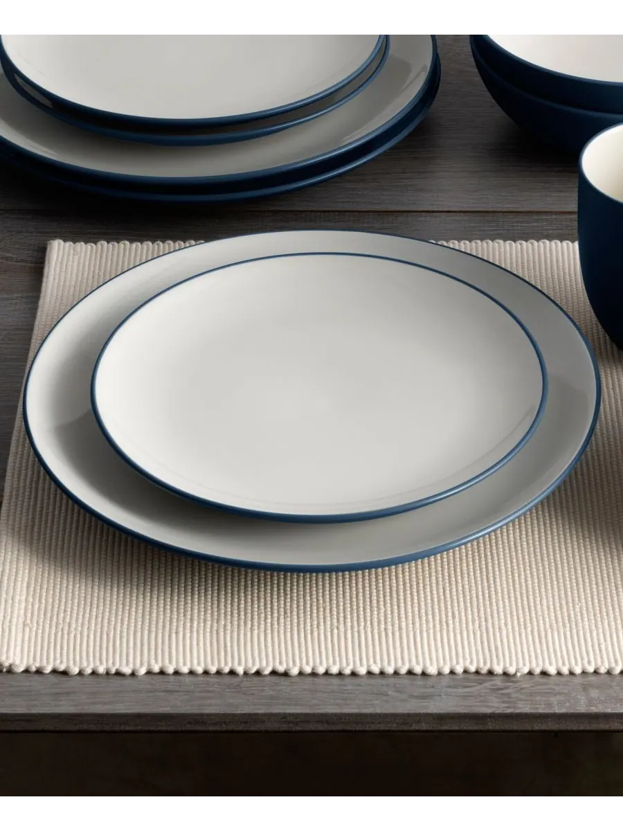 Набор из 4 обеденных тарелок Colorwave Coupe Noritake — изображение 2 из 10, синий