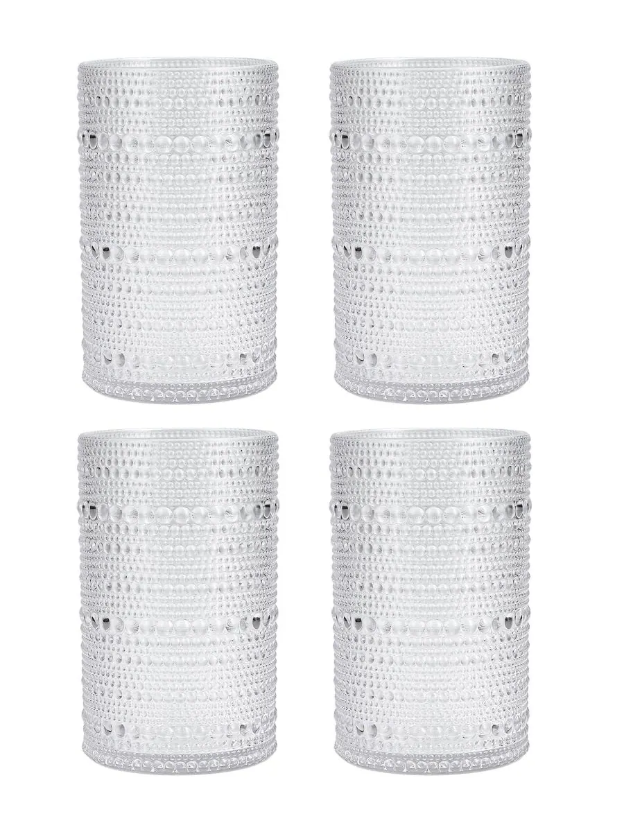 Набор из 4 стаканов для напитков Orbetto Outdoor Iced Beverage Glasses объемом 13 унций (373 мл) — изображение 1 из 6