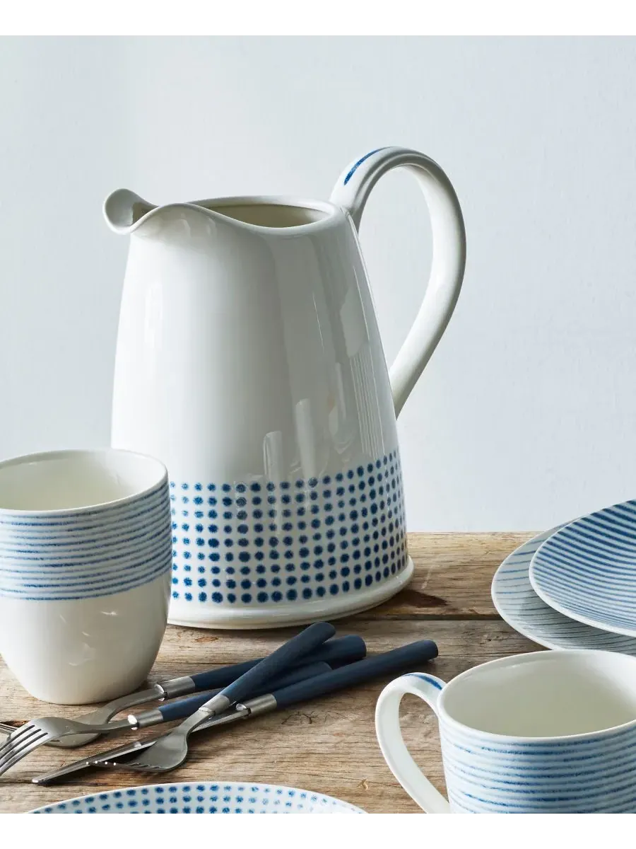 Кувшин Noritake Blue Hammock Collection 2 л — изображение 2 из 10, синий
