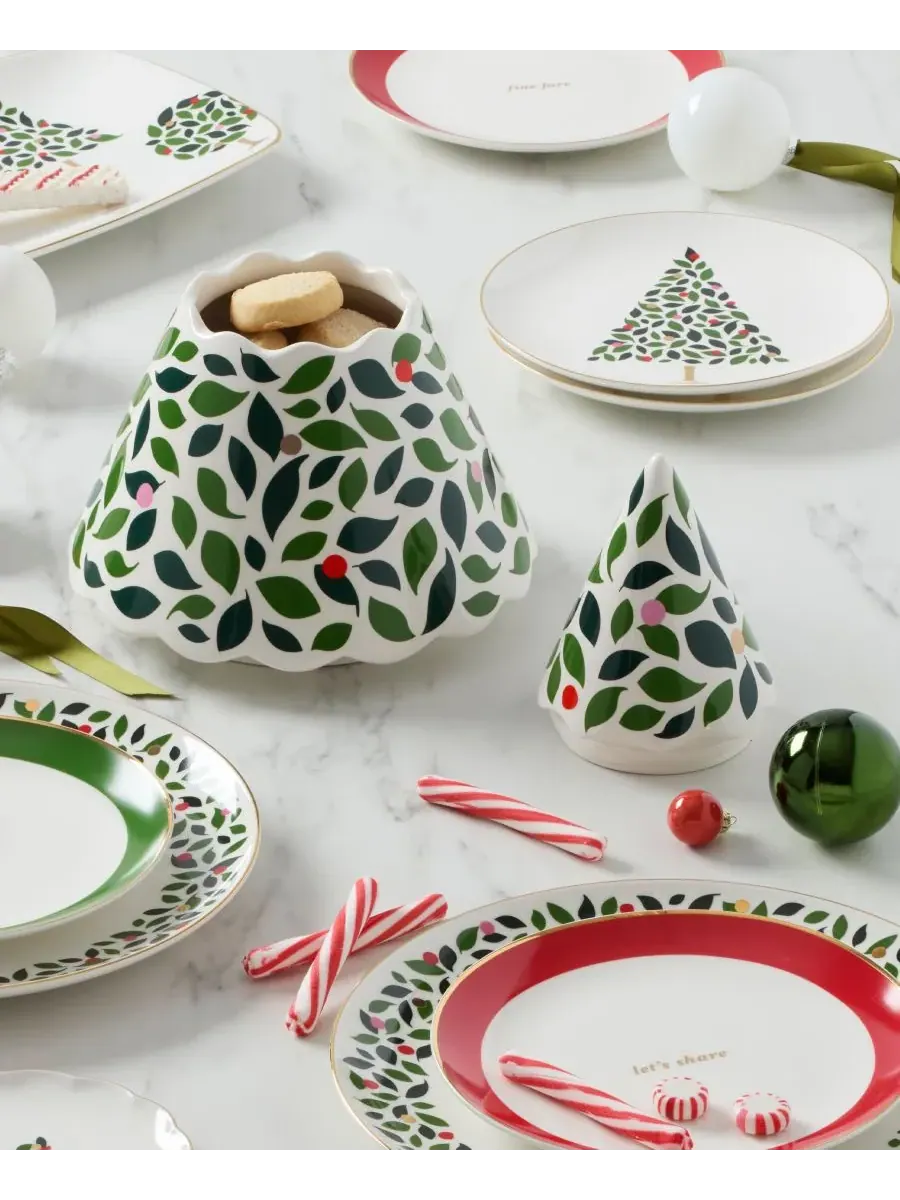 Банка для угощений Kate Spade Evergreen Kate Spade New York — изображение 3 из 5, зеленый