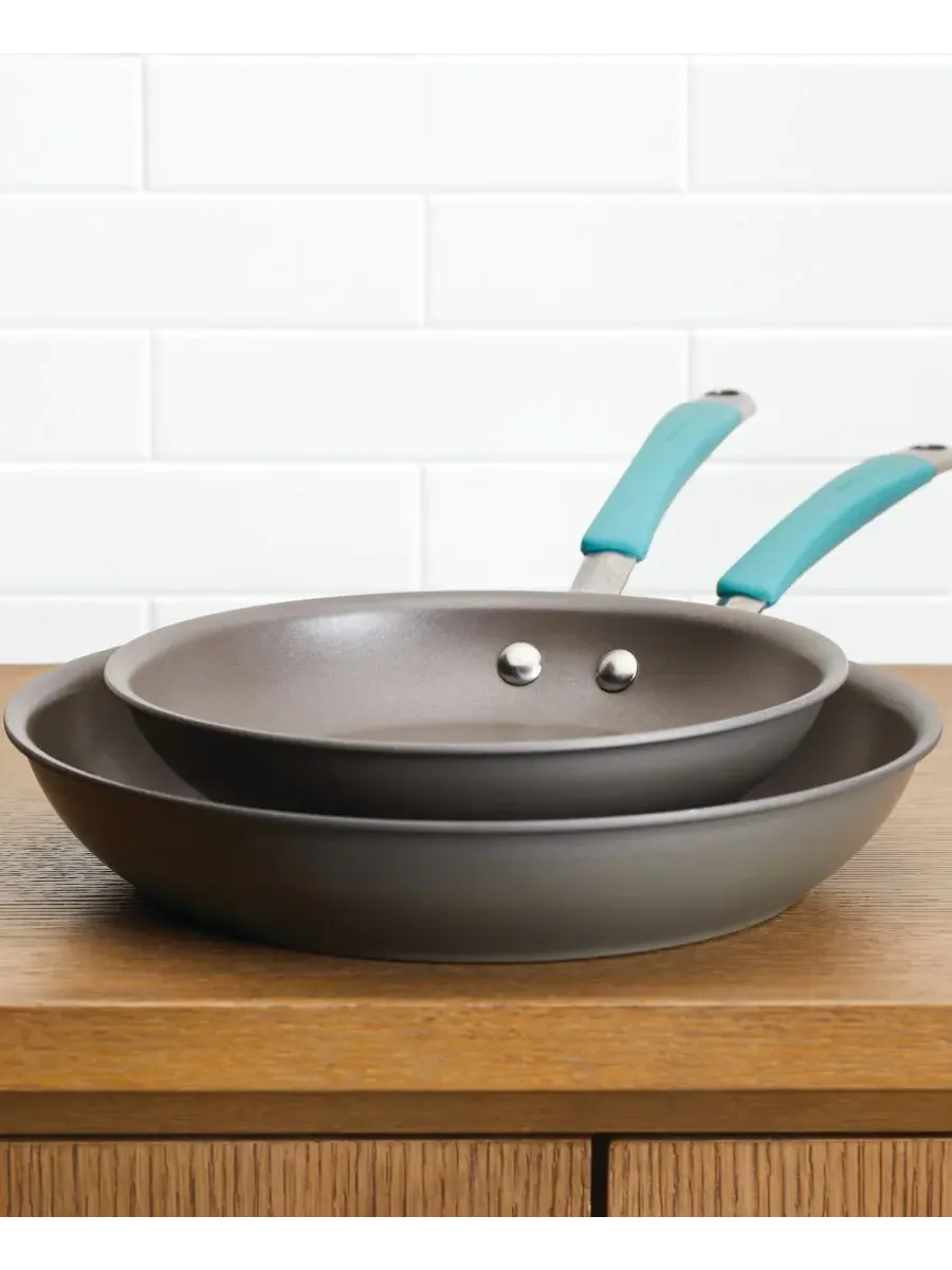 Набор из 2 антипригарных сковородок Cucina Rachael Ray — изображение 5 из 8, синий