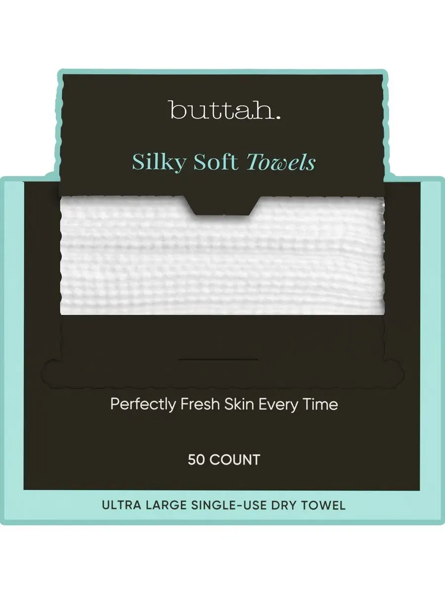 Одноразовые полотенца для лица Silky Soft Towels Buttah Skin — мульти