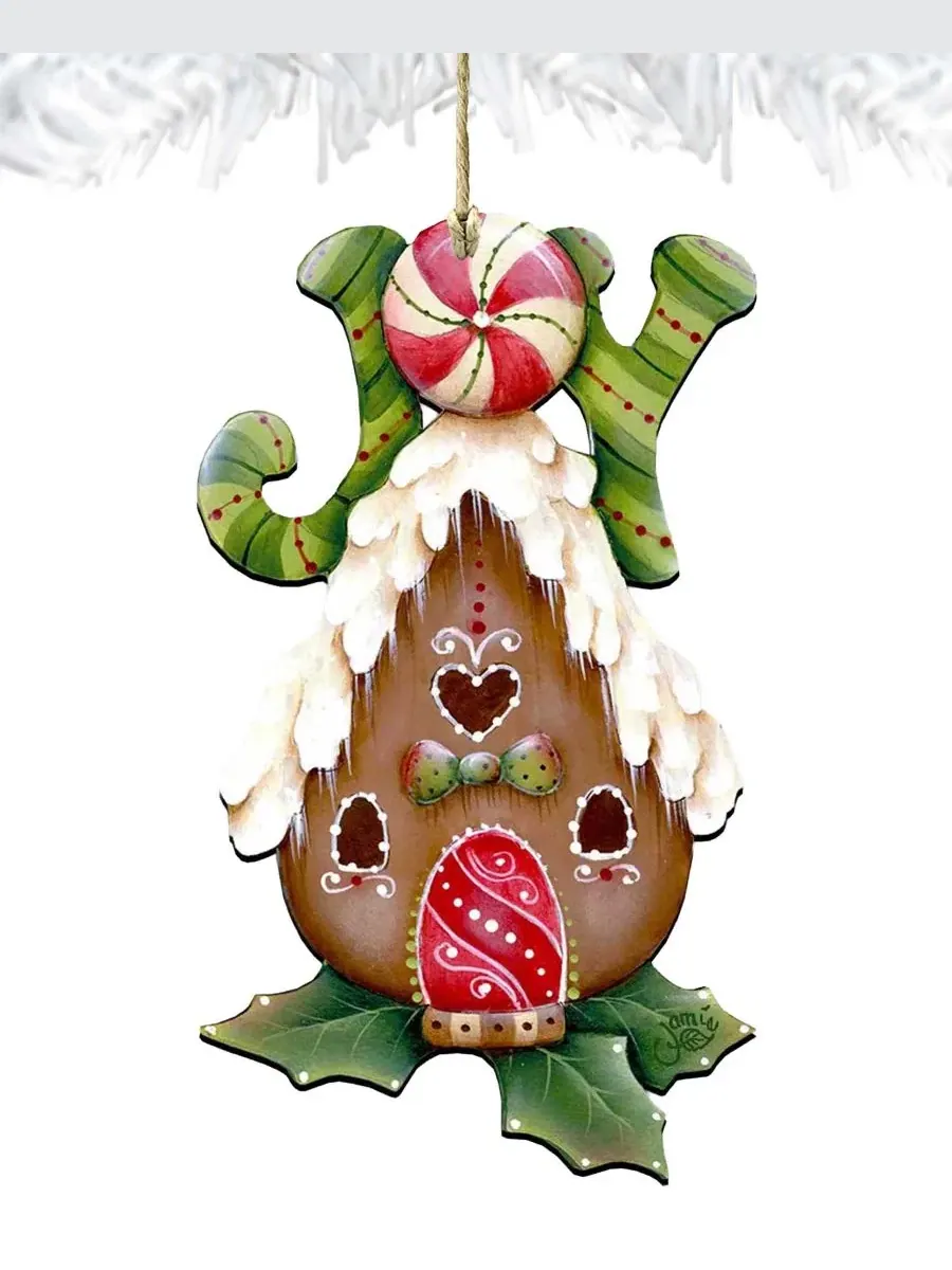 Елочная игрушка Joy Gingerbread House Designocracy — мульти