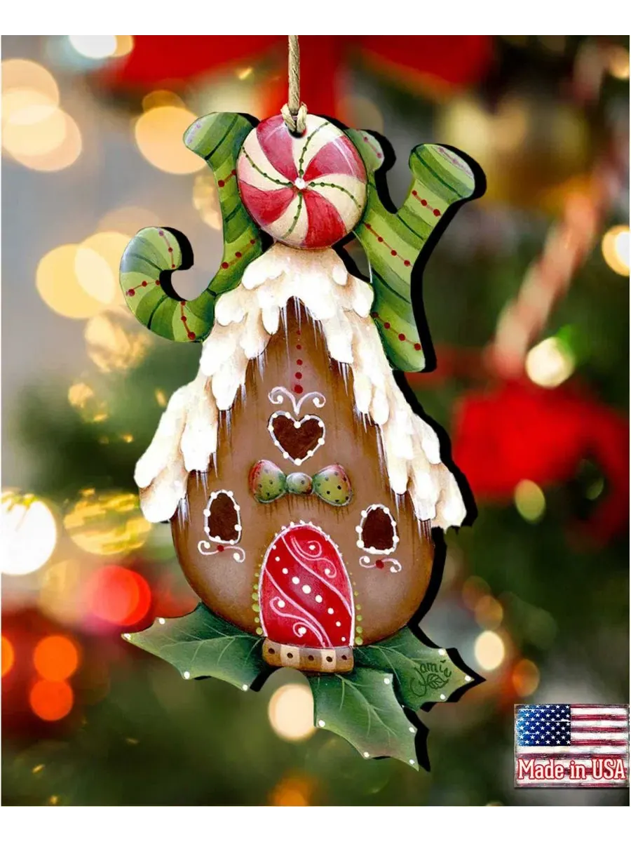 Елочная игрушка Joy Gingerbread House Designocracy — изображение 6 из 6, мульти