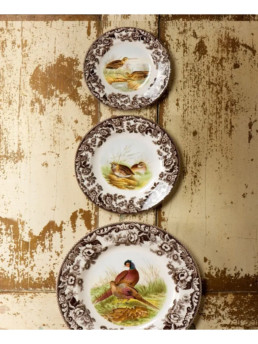Салатная тарелка Woodland Pheasant Spode — изображение 3 из 4, нет цвета