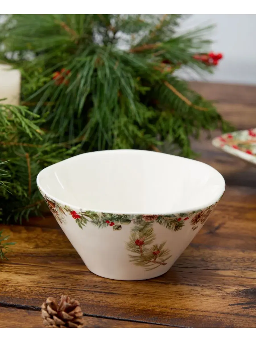 Глубокая сервировочная миска Woodland Deep Bowl Certified International, 2.6 л — изображение 3 из 4, мульти