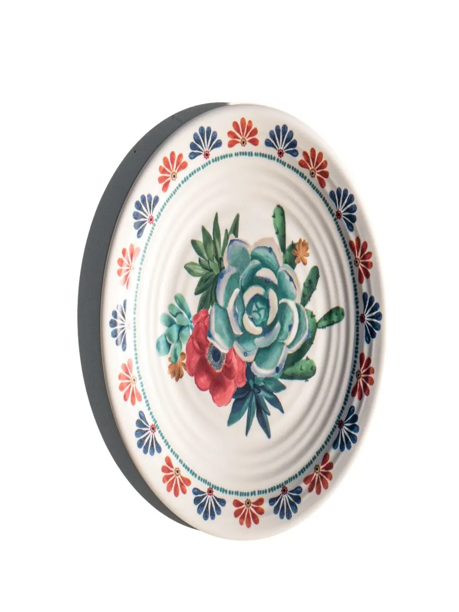 Набор из 6 салатных тарелок Desert Succulent, рассчитанных на 6 персон Abode Homewares — изображение 4 из 5, бежевый