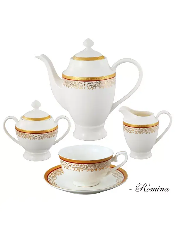 Набор столовых приборов Romina из 57 предметов, сервиз на 8 персон Lorren Home Trends — изображение 3 из 4, красный