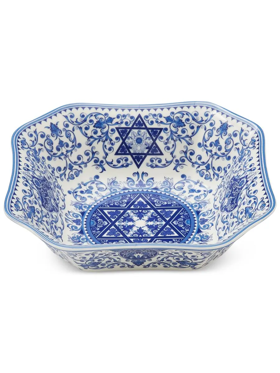 Иудейская сервировочная миска Spode — изображение 3 из 4, синий