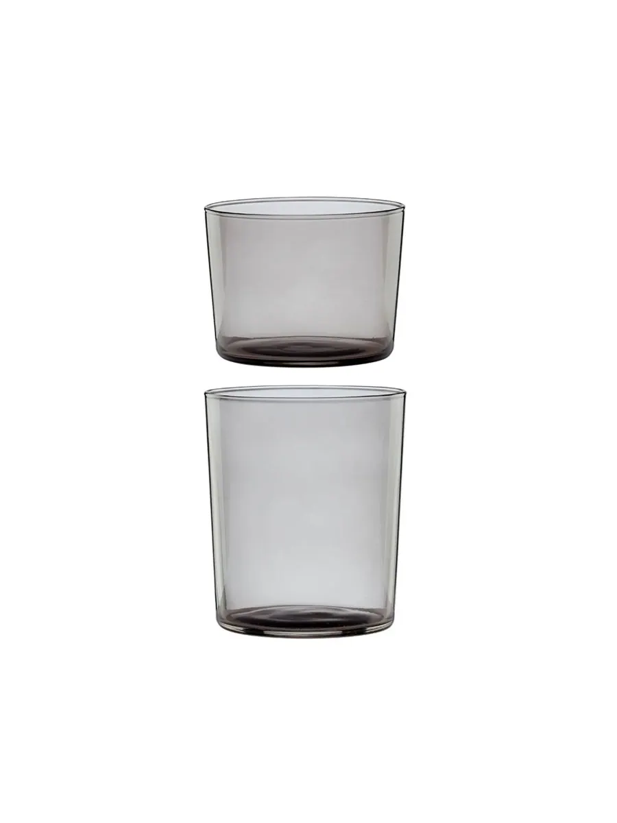 Набор из 12 бокалов для напитков Stackables Smoke Drinkware Oneida — изображение 2 из 3, серый