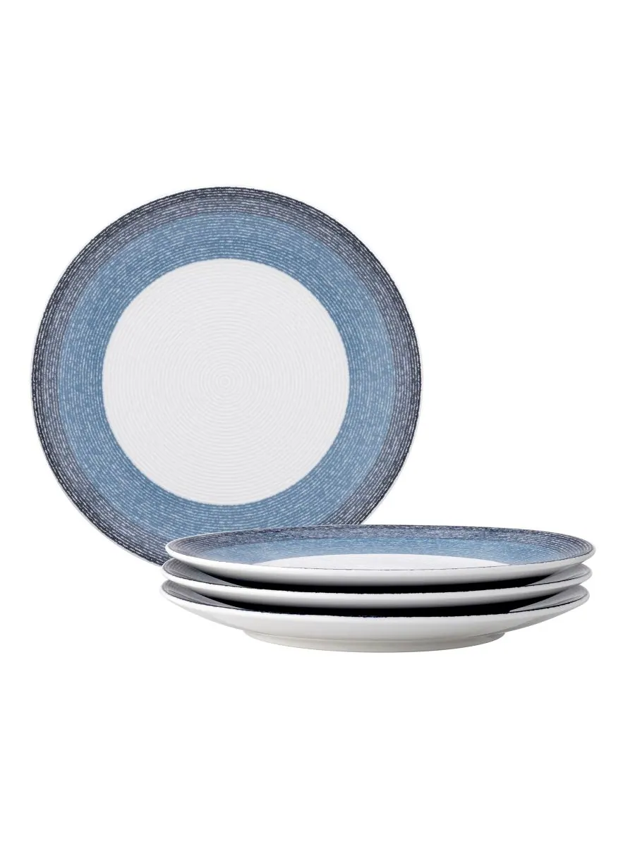 Набор из 4 салатных тарелок Colorscapes Layers Coupe, диаметр 8,25 дюйма Noritake