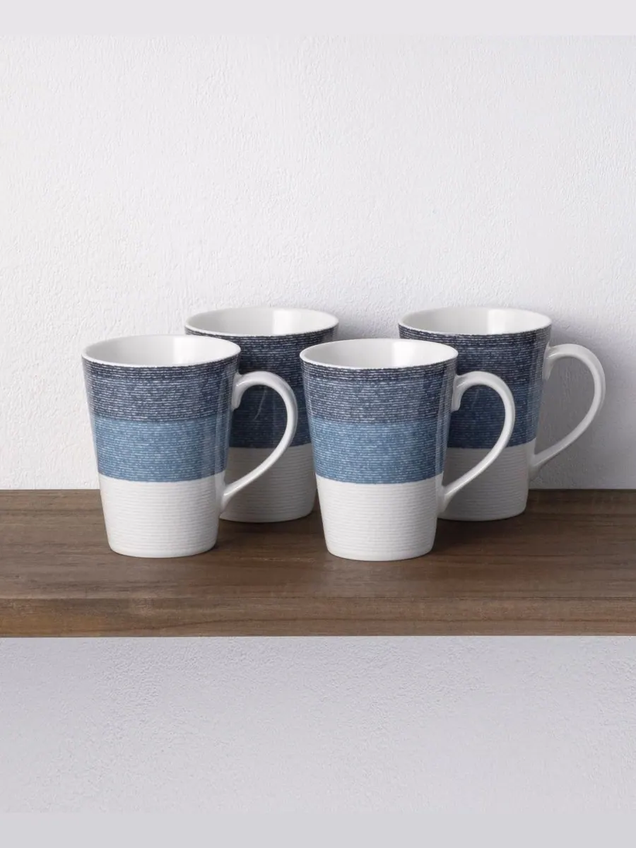 Набор из 4 кружек Colorscapes Layers, 355 мл Noritake — изображение 2 из 10, темно-синий