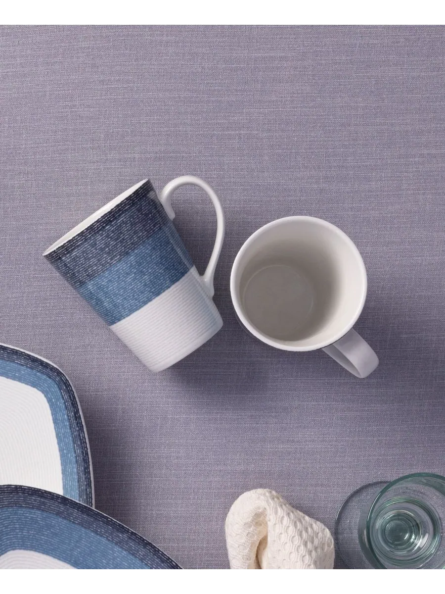 Набор из 4 кружек Colorscapes Layers, 355 мл Noritake — изображение 4 из 10, темно-синий
