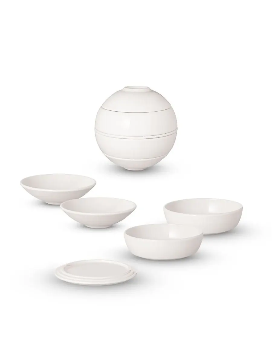 Набор закусок La Petite Boule White из 5 предметов Villeroy & Boch — изображение 2 из 10, белый