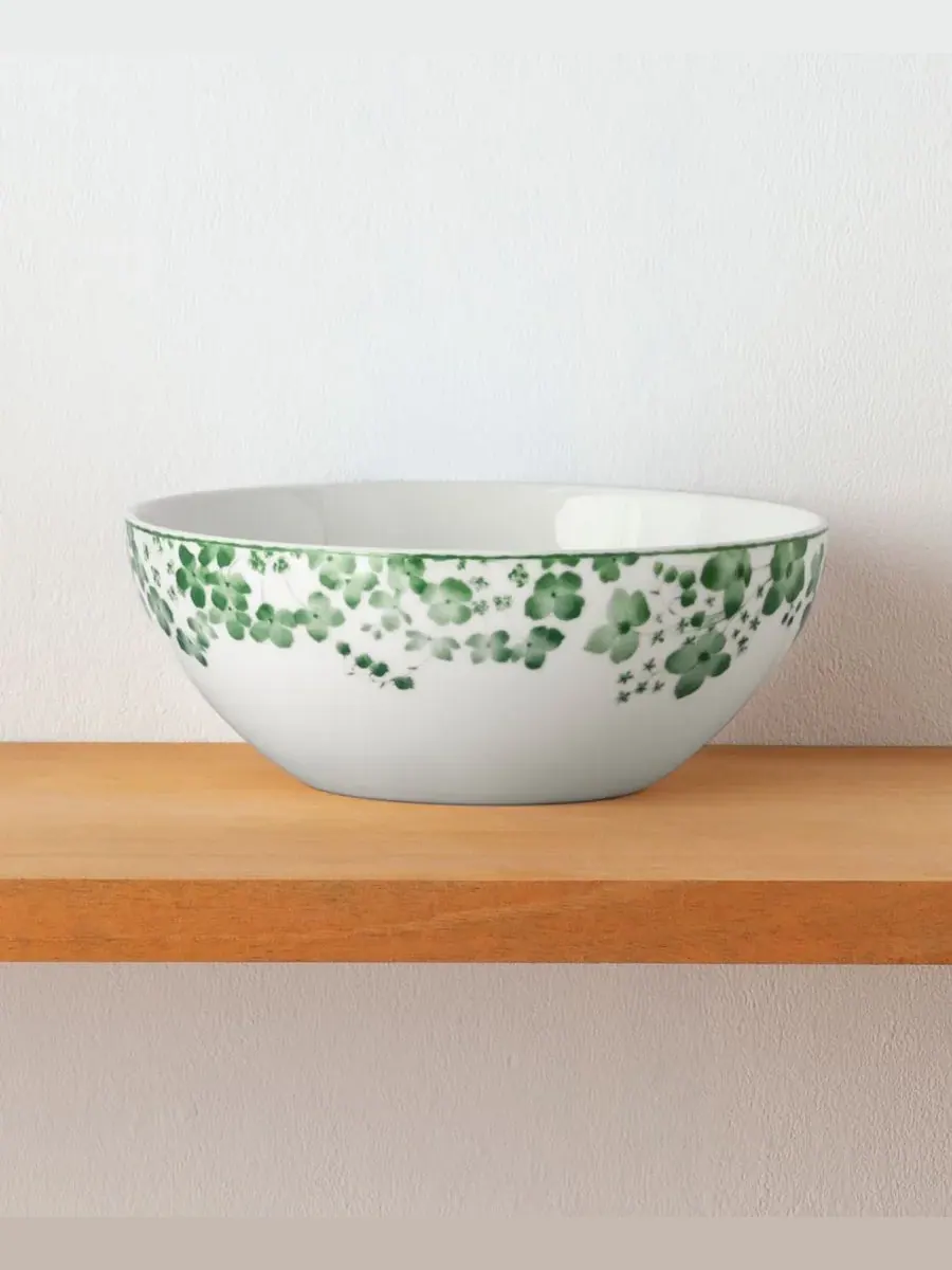 Круглая миска Noritake Bloomington Road 23 см — изображение 2 из 10, зеленый
