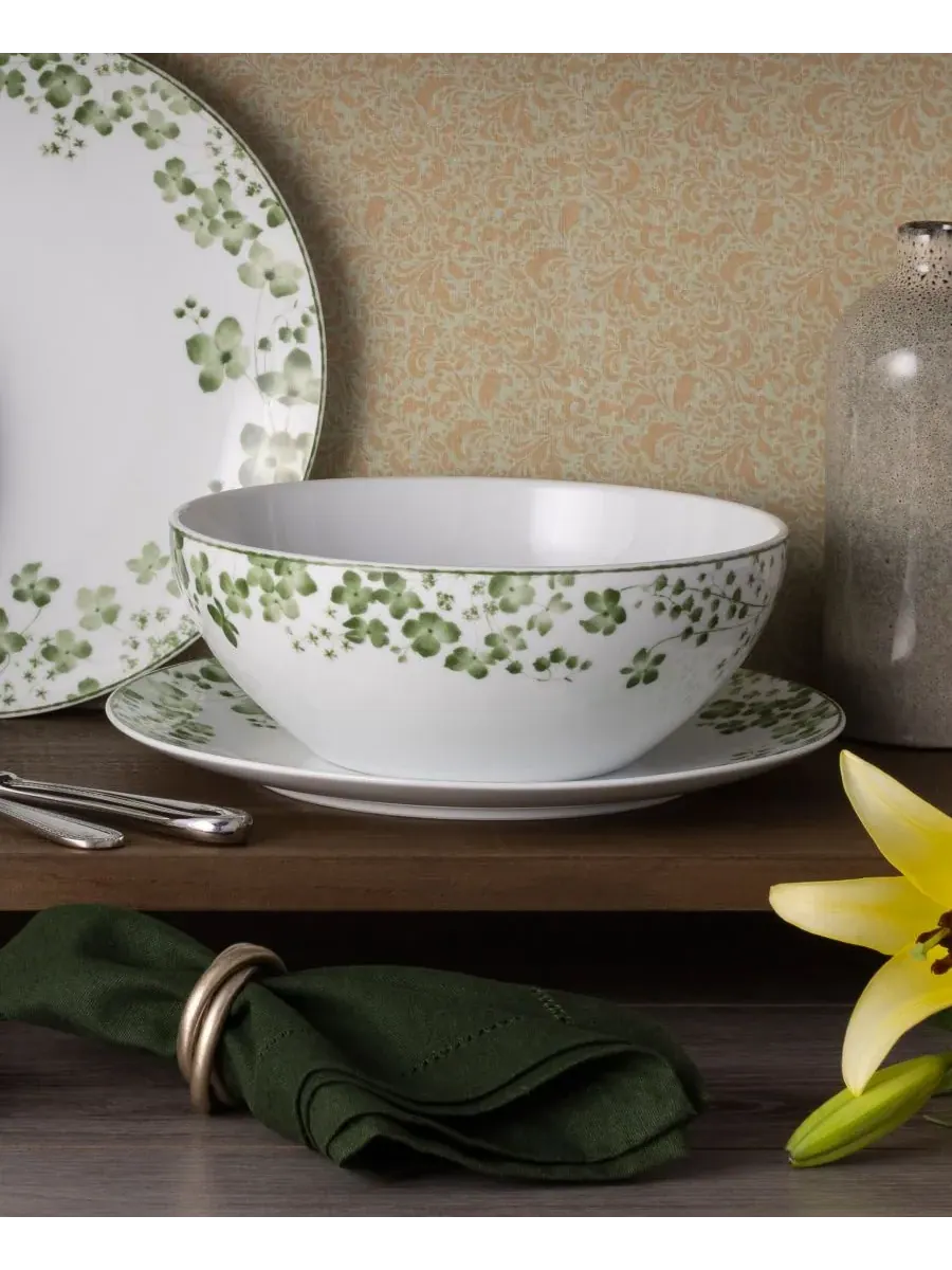 Круглая миска Noritake Bloomington Road 23 см — изображение 3 из 10, зеленый