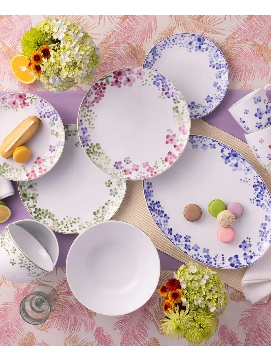 Круглая миска Noritake Bloomington Road 23 см — изображение 10 из 10, зеленый