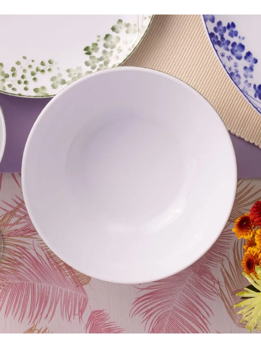 Круглая миска Noritake Bloomington Road 23 см — изображение 4 из 10, синий