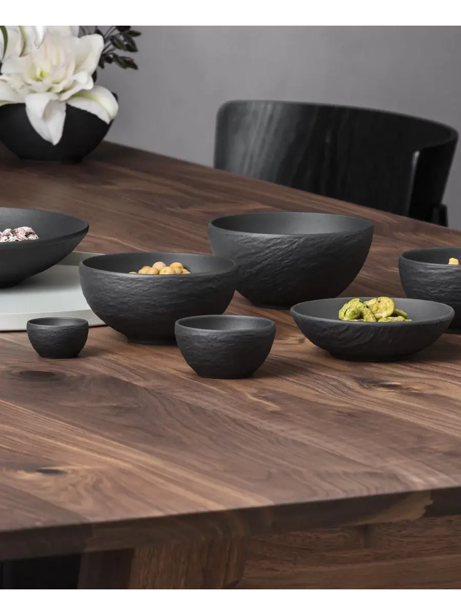 Набор из 6 солонок и перечниц Manufacture Rock Villeroy & Boch — изображение 2 из 4, черный