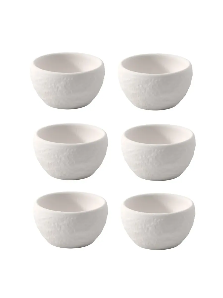 Набор из 6 солонок и перечниц Manufacture Rock Villeroy & Boch — белый