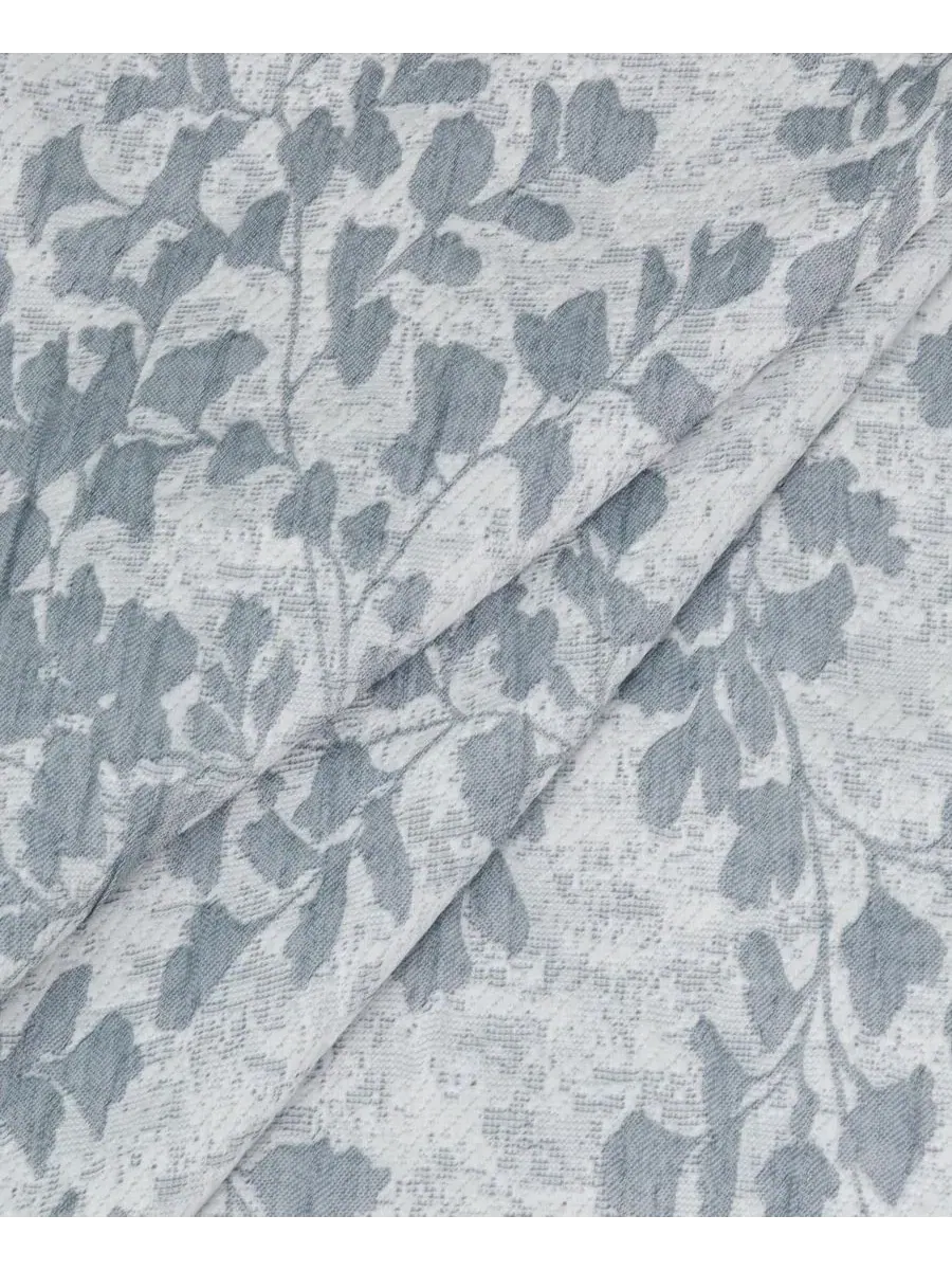 Шторка для ванной с жаккардовым узором, 183x183 см Dainty Home — изображение 5 из 5, синий