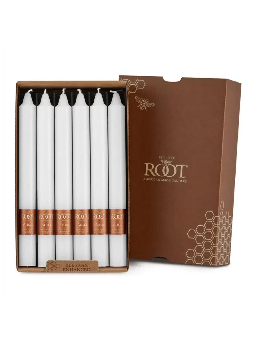 Набор свечей Arista 12 шт., 22,9 см ROOT CANDLES