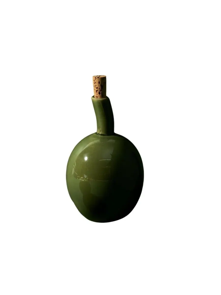 Керамический диспенсер для оливкового масла 1 л Zitouna Gharyan Stoneware — зеленый